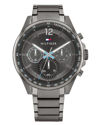 Relógio Tommy Hilfiger Max Cinzento Aço Ip Cinzento