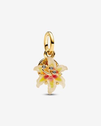 Conta Brilha no Escuro Flor Gota de Sol Tangled Disney