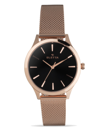 ELETTA Relógio Mulher New Classic Lady Rose & Black