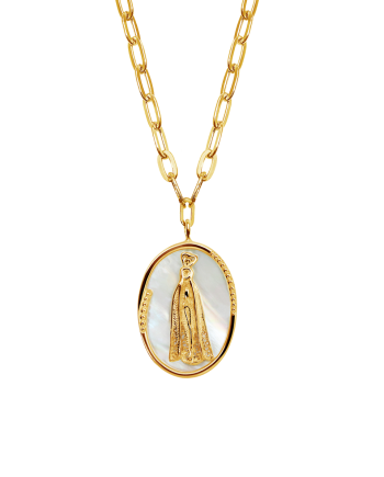 Colar Nossa Senhora de Fátima em Filigrana