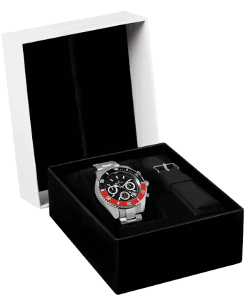 Box Relógio Homem Ocean Rider Chrono Black