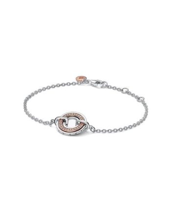 Pulseira Signature Bicolor Logo & Pavé