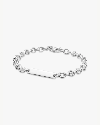 Pulseira de Elos com Barra Gravável